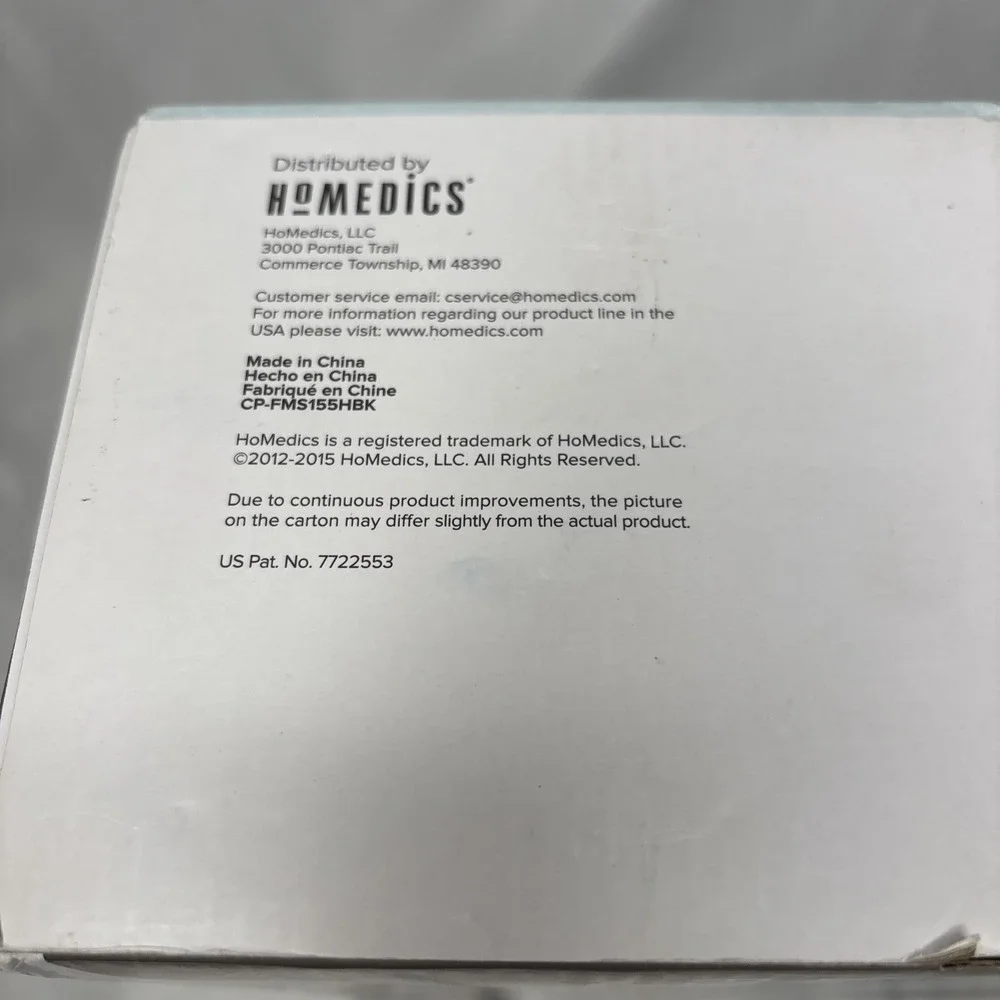 Homedics SHIATSU FOOT MASSAGER Deep Kneading With Heat FMS-155HBK New‎ In Box